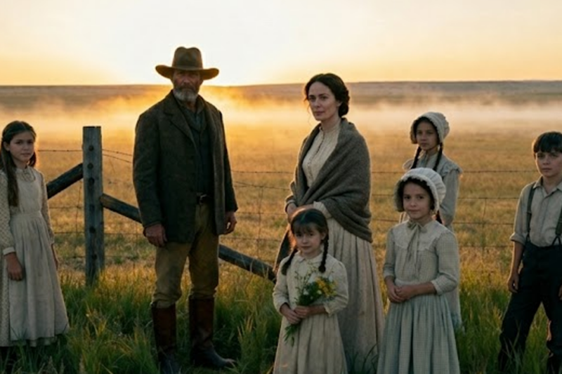 No One in Town Would Hire the Widow With Five Children — Until Cowboy Saw Her Fix a Fence Alone