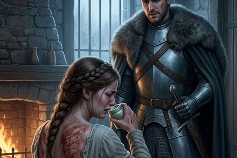 Alpha King Caught His Beta’s Daughter Crying in the Kitchen… The Truth About Her Scars Destroyed Him