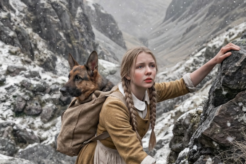 SHE CLIMBED A FORBIDDEN CLIFF WITH HER DOG TO ESCAPE THE ORPHANAGE — THEN FOUND A HIDDEN SECRET