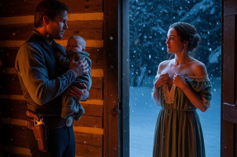 WIDOWED RANCHER’S BABY WAS DYING—UNTIL HIS NEIGHBOR KNOCKED AND SAID ‘LET ME FEED HER’