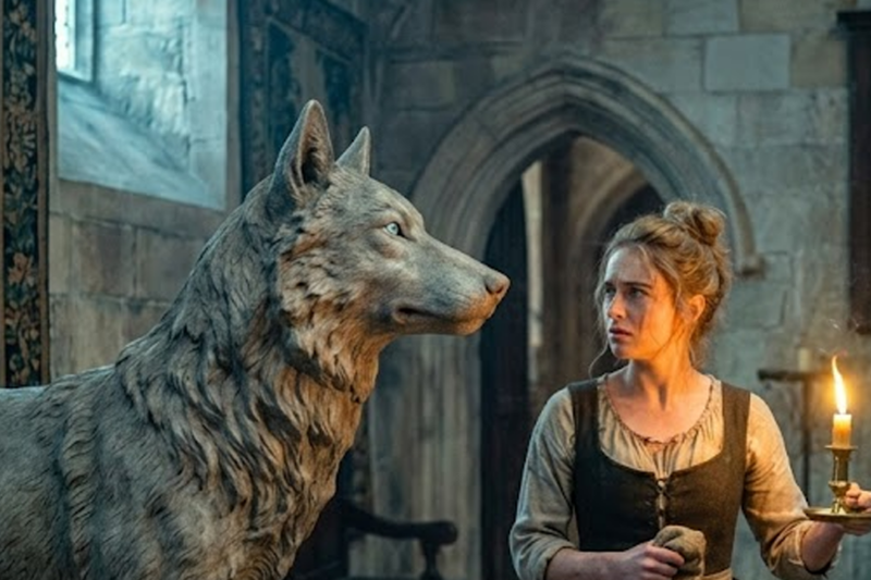 THE STONEWOLF AND THE MAID WHO CLOSED HER EYES