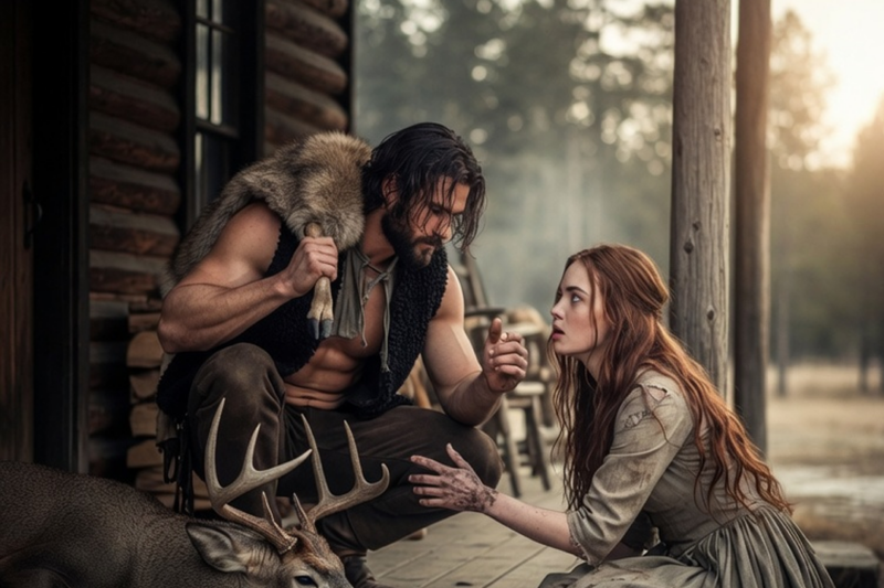 Mountain Man Found Her Hiding Under His Porch, Three Weeks She Stayed and He Made Her Feel Safe