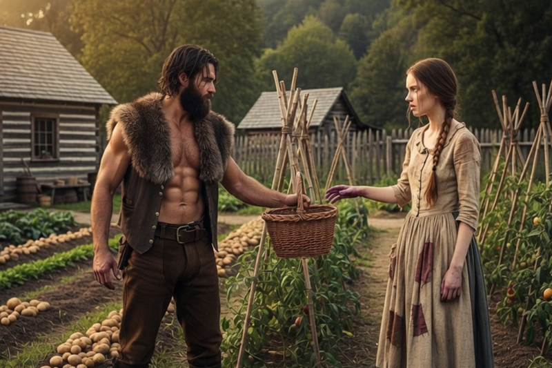 Mountain Man Found Her Foraging in His Woods, He Showed Her His Garden and Said Take What You Need