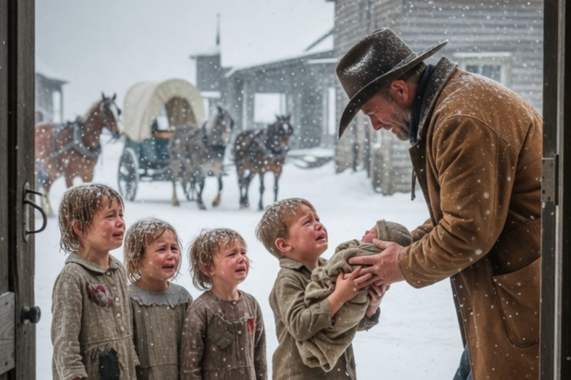 ALL OF YOU, COME WITH ME — A LONE COWBOY SAVED FIVE SIBLINGS FROM BEING SEPARATED