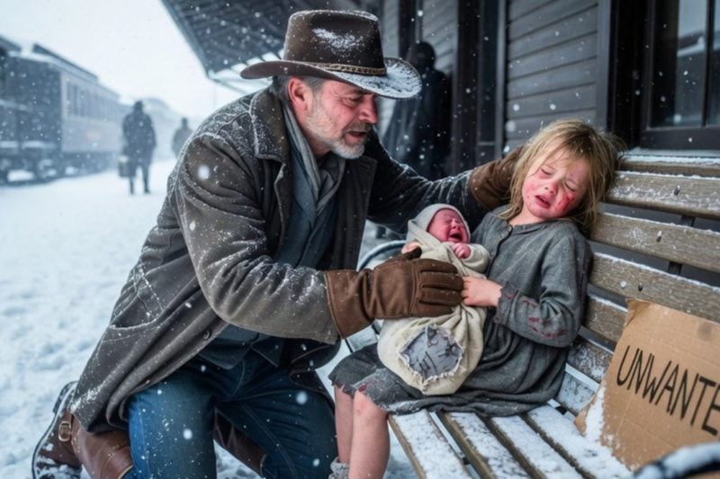 LEFT ALONE WITH A NOTE “UNWANTED” — THE RANCHER PROMISED, “YOU’RE COMING HOME WITH ME.”