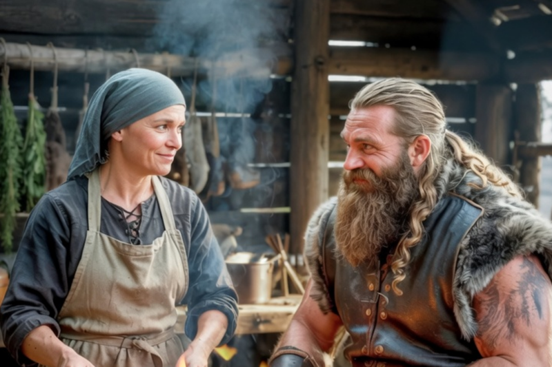YOU’LL COOK, WARM MY BED AND STAY SILENT? THE VIKING ASKED THE SIMPLE WOMAN. SHE ONLY NODDED.