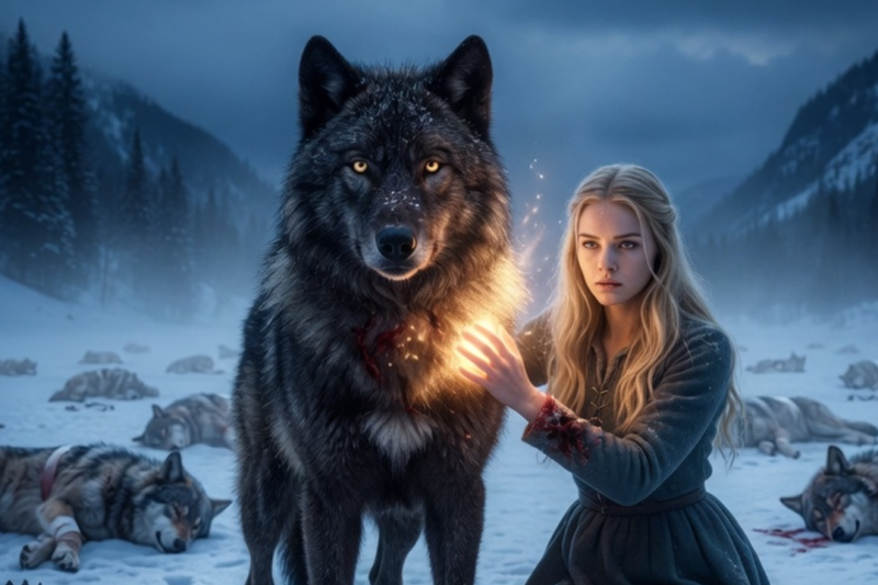 SHE SAVED 33 WOLVES FROM DYING IN THE BLIZZARD—THE OMEGA HAD NO IDEA ONE WAS THE ALPHA KING