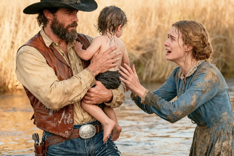 She Married The Cowboy Nobody Wanted… Then Found The Cradle He Built In Secret