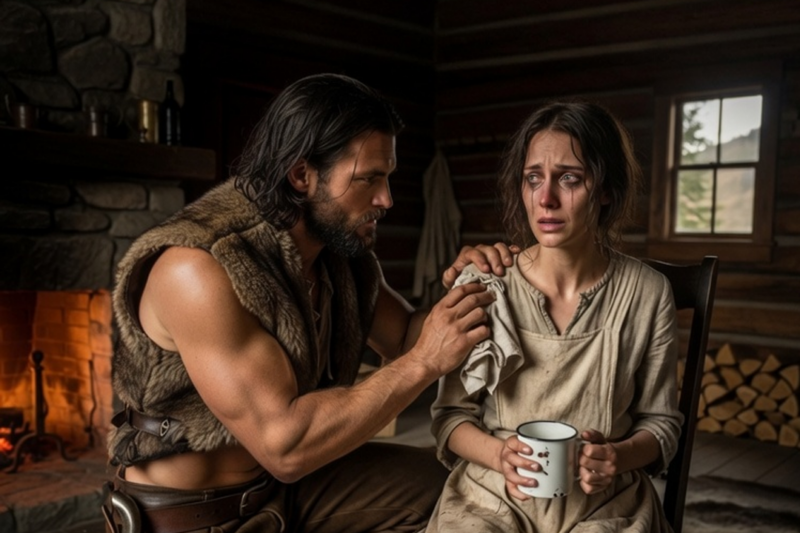 She Had Never Heard Kind Words From a Man, Mountain Man Spoke Softly and She Listened to Every One