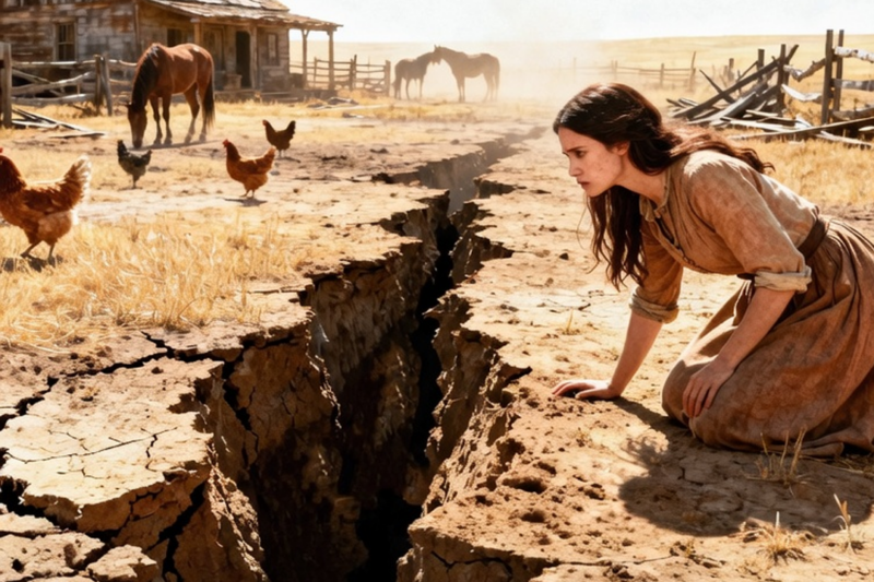 They Laughed When She Inherited An Old Farm — Until Widow Found a Strange Crack In The Ground