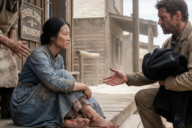 THE GIRL WITH BLOOD ON HER FEET AND THE TOWN THAT LOOKED AWAY