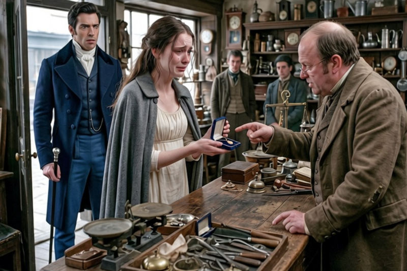 The Duke Found Widow He’d Secretly Loved — Selling Her Last Jewels To Survive… And Made A Choice…