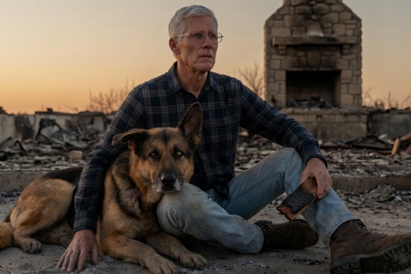 THE DOG WHO WAITED IN THE ASHES