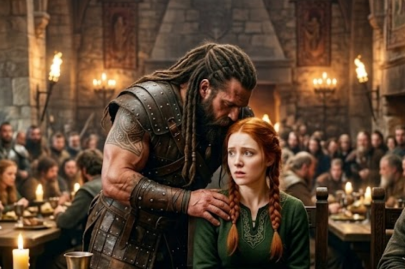 “Act Like You’re Mine” He Said At The Ceremony Before The Entire Hall Fell Silent And A Forgotten Girl Became The Center Of A Forbidden Alpha Fate