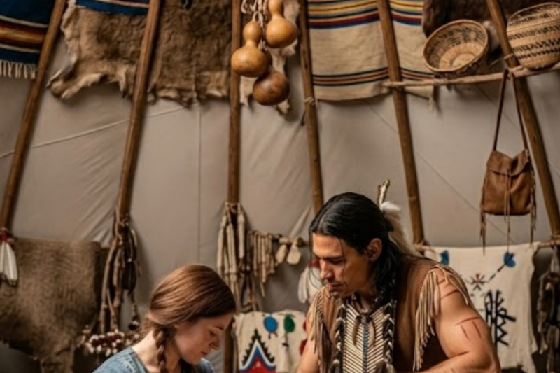 “Sing Again… Please” The Widowed Comanche Chief Never Expected His Enemy To Heal His Broken Child
