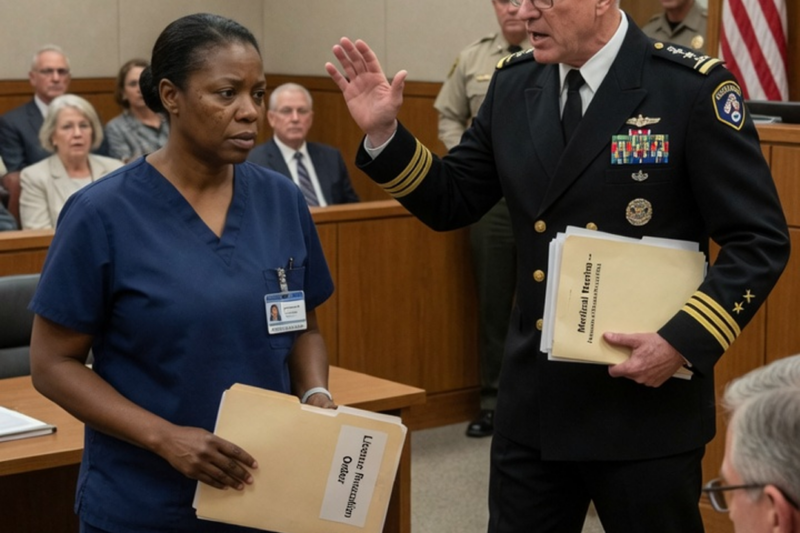 Judge Revokes Black Nurse’s License — The SEAL Admiral She Saved Steps In and Ends His Bench