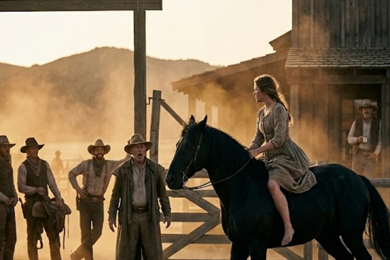 His Foreman Said No Woman Could Ride That Stallion — She Rode It Past Him Without a Saddle