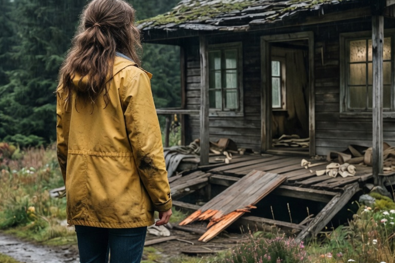 Her Husband Took The House, The Car, And The Bank Account—But Forgot The Tiny Cabin Her Mother Left