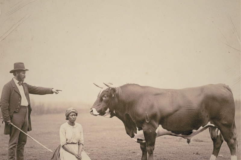 Plantation Owner Made His Slave ‘Breed’ with His Prize Bull Blamed Her When Nothing Happened