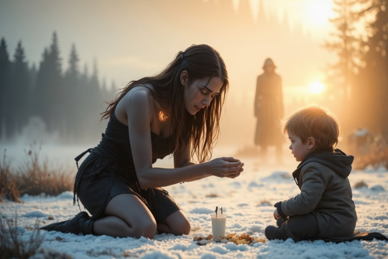 Banished and Starving, She Gave Her Last Food to a Lost Toddler — The Mark Appeared Before Sunrise