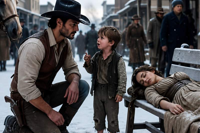 “MISTER… MY MOM DIDN’T WAKE UP.” THE LITTLE BOY BEGGED—WHAT THE SILENT RANCHER DID SHOCKED EVERYONE…
