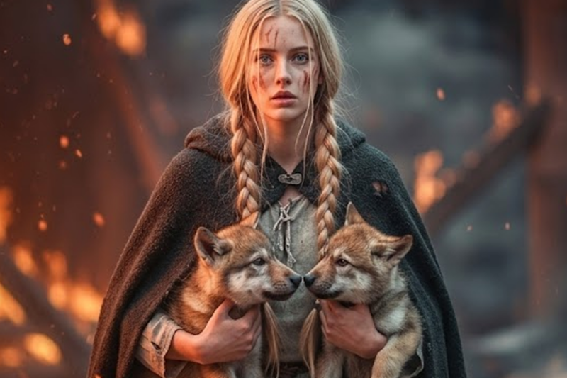 SHE PROTECTED THE ALPHA KING’S PUPS FROM A FIRE WHILE HIS LUNA SLEPT — NOW HE CALLS HER HIS MATE