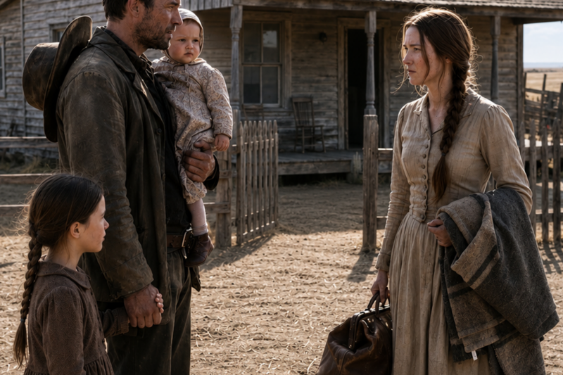 IF THE LORD LETS ME STAY, I’LL COOK SUPPER,” SAID THE HOMELESS GIRL TO THE WIDOWED RANCHER