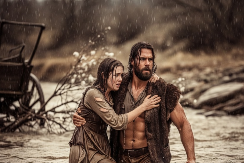 Mountain Man Found Her Trapped by Floodwater—He Waded Through and Carried Her to Higher Ground