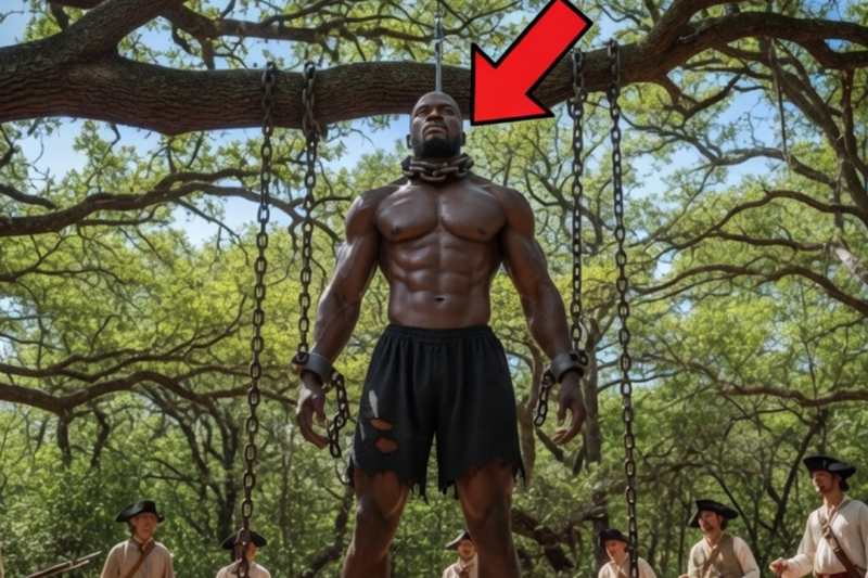 THEY HUNG THE 8 FOOT GIANT SLAVE FROM A TREE – THE ROPE SNAPPED AND HELL CAME WITH HIM