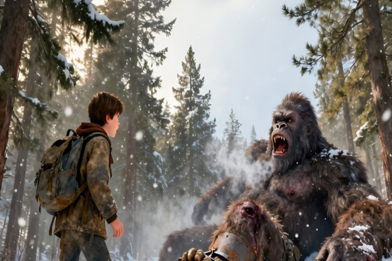 MOUNTAIN BOY SAW BIGFOOT CRYING IN STEEL TRAP — WHAT HE DID NEXT WILL LEAVE YOU IN TEARS