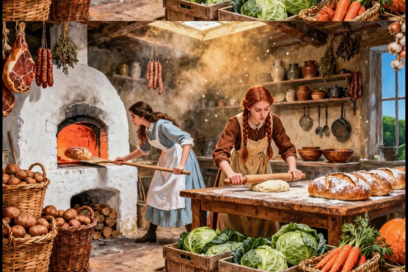 THEY EXPECTED FROZEN SISTERS DURING BLIZZARD—INSTEAD THEY FOUND FRESH BREAD AND A WARM FLOOR