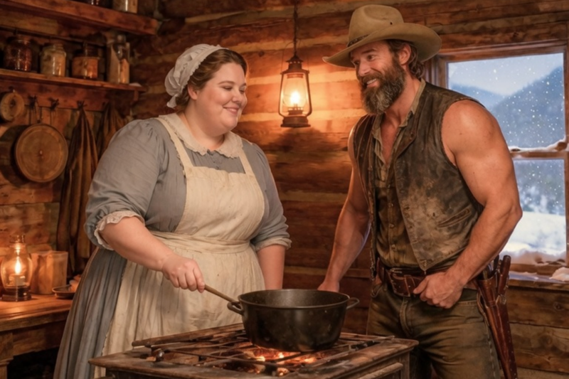“JUST COOK FOR ME—THAT’S ALL,” SAID THE LONE COWBOY… UNTIL HIS HEART CHOSE HER