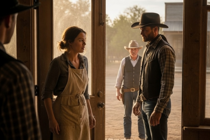 THE BAKER’S DAUGHTER NEEDED ESCAPE FROM HER FATHER — THE COWBOY OFFERED HIS NAME AND PROTECTION
