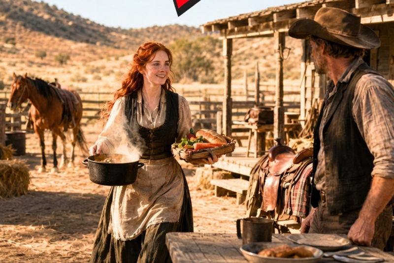 THE COWBOY ONLY WANTED A COOK FOR HIS RANCH—WHAT THE IRISH GIRL GAVE HIM WAS PRICELESS