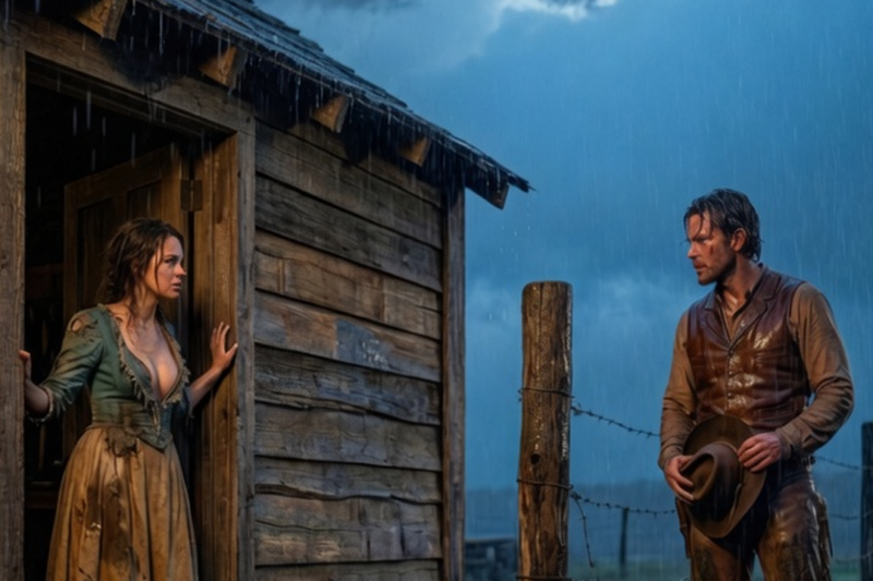A POOR WIDOW SHELTERED A STRANGER FOR ONE NIGHT — SHE HAD NO IDEA HE WAS A MILLIONAIRE COWBOY