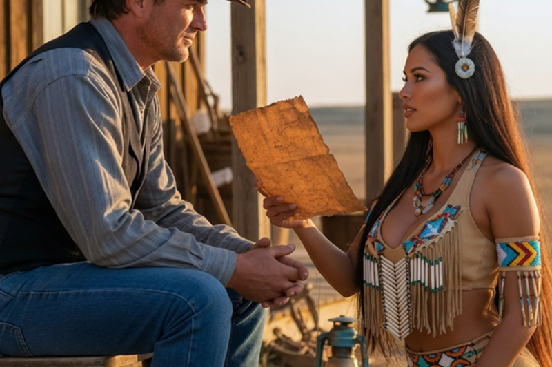 Cowboy Posted an Ad for a Farm Maid, Not a Wife—But the Deaf Apache Woman Changed His Life Forev