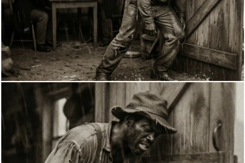 “Lie down across the threshold, boy.” – They nailed a 230-pound oak door on his back and laughed while he fought for every breath…