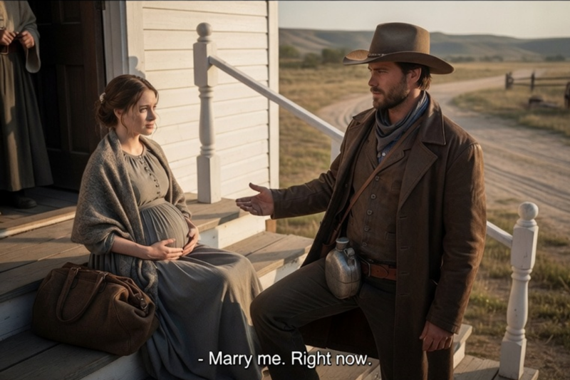 Pregnant Girl Was Abandoned At The Church, Until A Lonely Rancher Said “You’ll Marry Me Today”