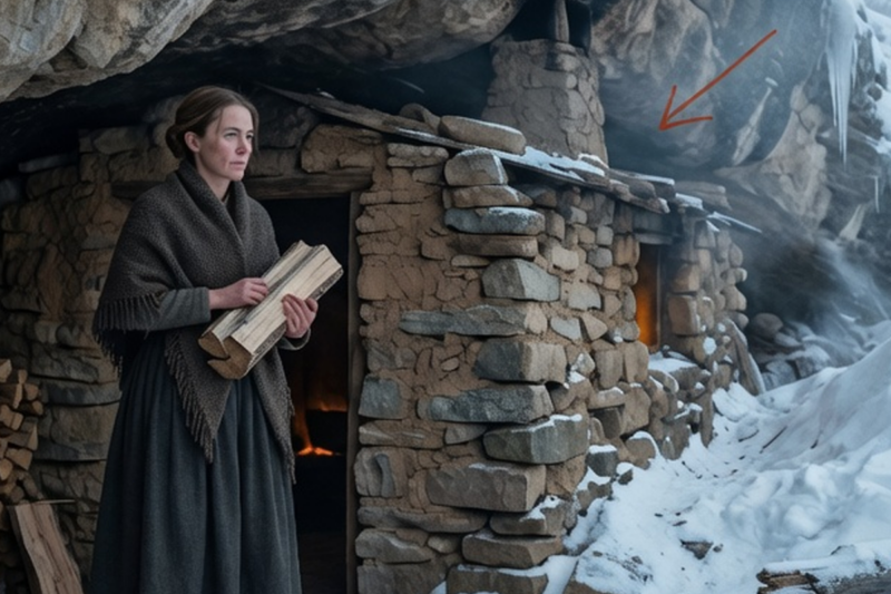 Thrown Out Before Winter, Widow Built a “Stone” Cabin Inside a Cave — Her Firewood Lasted All Season