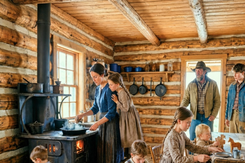 A Cowboy With Seven Children Asked for a Wife Who Could Cook — What She Brought Was Worth More