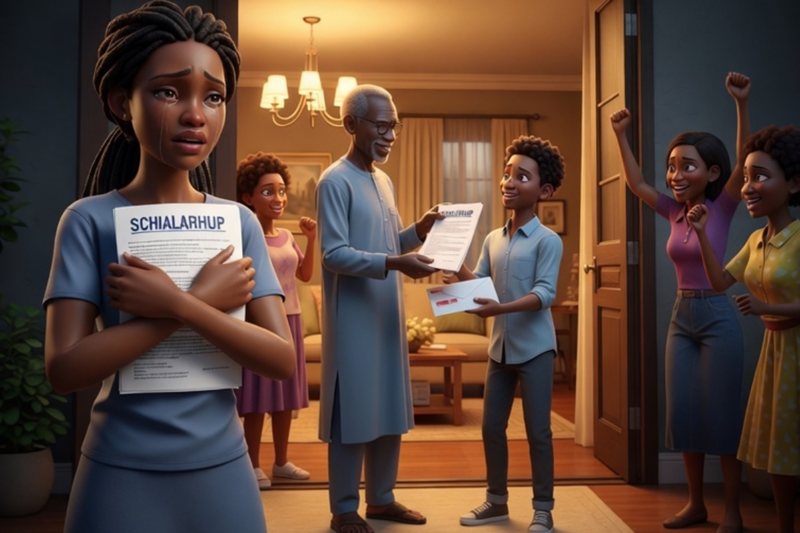 THE SCHOLARSHIP THEY TOOK FROM HER
