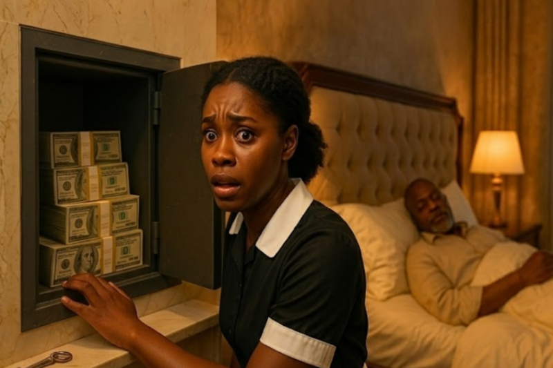 Old Billionare Pretends to Sleep to See What His Maid Would Do to the Opened Safe