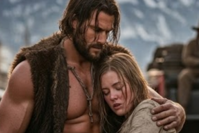 “Don’t Open It Yet” — She Kissed A Stranger Mountain Man While A Predator Waited Outside, Igniting A Love That Should Never Have Happened