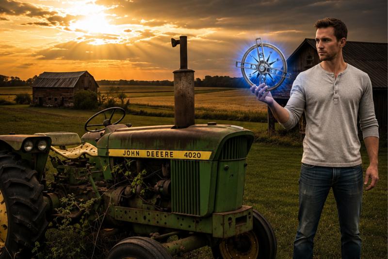 THE TRACTOR’S FORGOTTEN FORTUNE