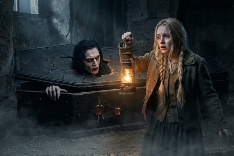 She Opened a 73-Year-Old Vampire Lord’s Coffin to Save Her Dying Brother… What Awoke Wasn’t a Monster — It Was the Only Man Who Truly Saw Her (The Forbidden Coffin That Changed an Entire Valley)