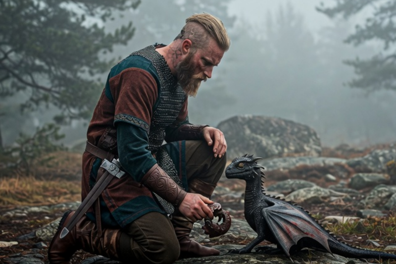 THE VIKING WHO RAISED THE LAST DRAGON