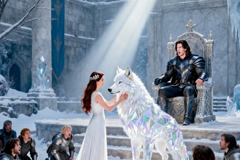 THEY WANTED PROOF SHE WAS WEAK, SO SHE SHIFTED – A DIAMOND WOLF EMERGED AND ALPHAS DROPPED