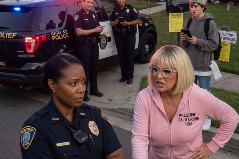HOA Karen Called Cops After Her Son Demanded My Groceries — Didn’t Know I’m the Police Chief