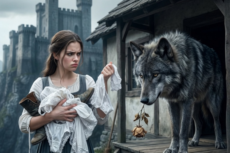 ALPHA KING’S WOLF KEEPS STEALING HER LAUNDRY AND LEAVING DEAD FLOWERS — SHE IS NOT CHARMED