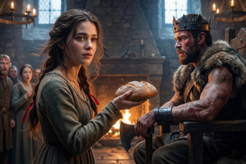 EVERY WOMAN BROUGHT HIM GOLD AND POWER — SHE BROUGHT HIM A PIECE OF BREAD